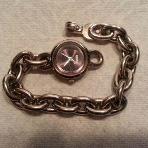 Guess Ladies Chain Wristwatch 7.25"